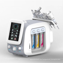 6 In 1 Handheld H2O2 Aqua Peeling Multifunktionsgesichts -Hydra -Mikrodermabrasionsmaschine